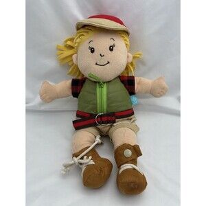 The Manhattan Toy Co. Baby Stella Learn to Dress Doll Educational Sensory 14”